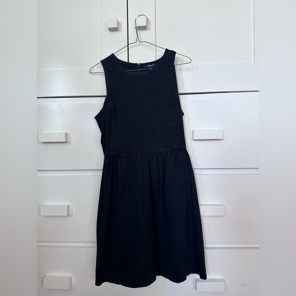 Sleeveless Black Cotton Madewell dress